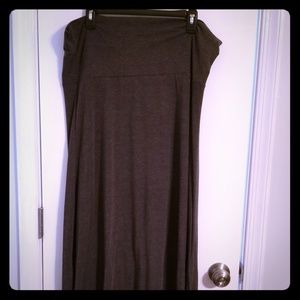 Lularoe  maxi charcoal  grey